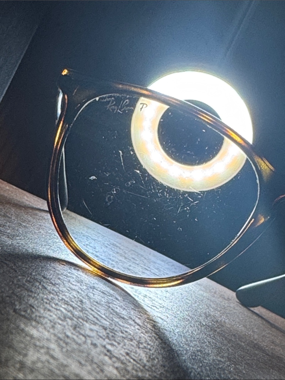 Ray-Ban Tortoise Shell Frame with Brown Gradient Lenses - Picture 9 of 9